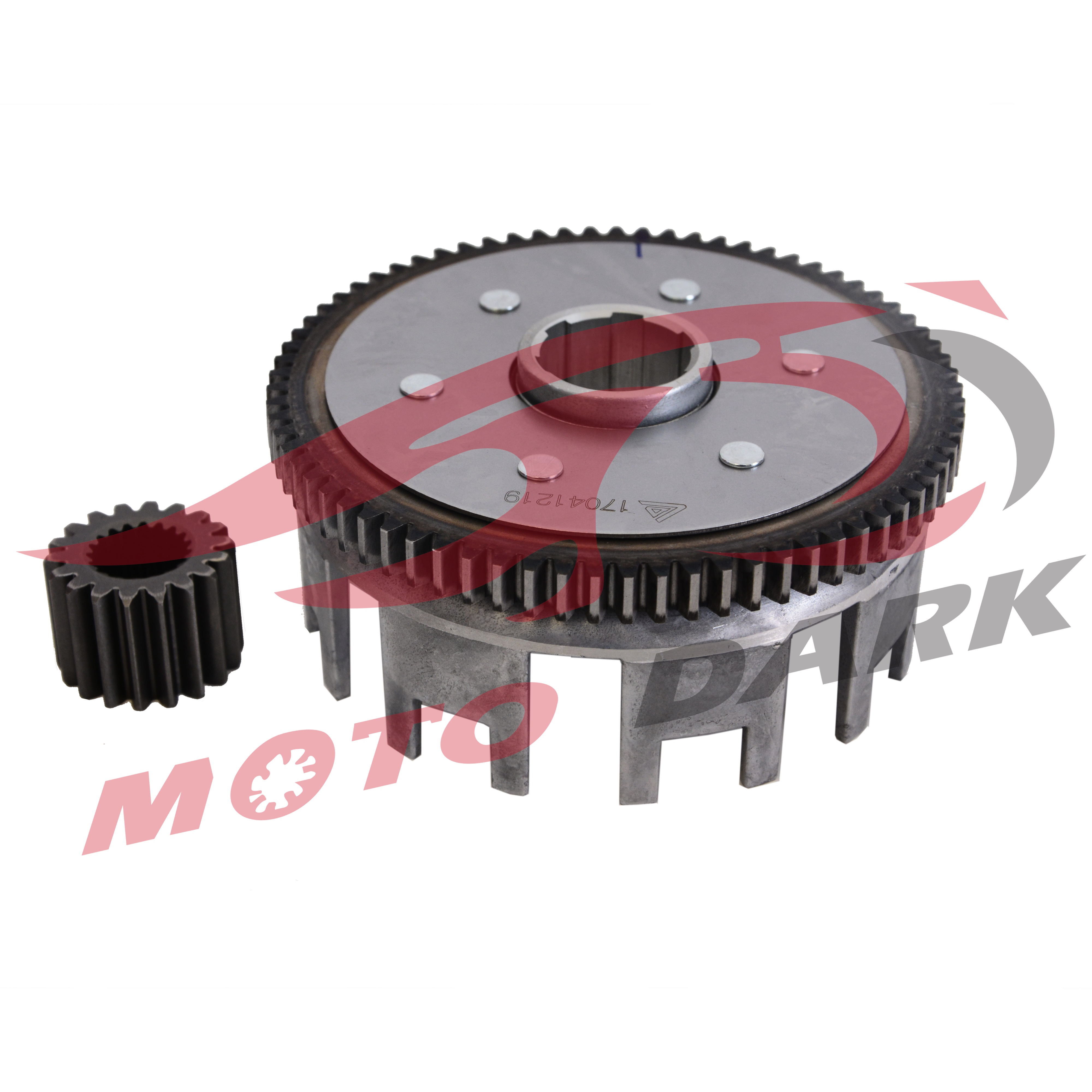 DRİFT 125 DEBRİYAJ TASI VE DİŞLİSİ MH 125 50956 - DRİFT 125 DEBRİYAJ TASI VE DİŞLİSİ MH 125